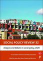 Social Policy Review 32: Analysis and Debate in Social Policy, 2020