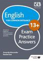 English for Common Entrance at 13+ Exam Practice Answers