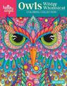 Hello Angel Owls Wild & Whimsical Coloring Collection