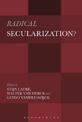 Radical Secularization?: An Inquiry into the Religious Roots of Secular Culture