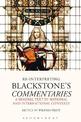 Re-Interpreting Blackstone's Commentaries: A Seminal Text in National and International Contexts