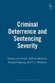 Criminal Deterrence and Sentencing Severity