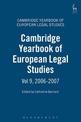 Cambridge Yearbook of European Legal Studies, Vol 9, 2006-2007