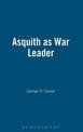 Asquith as War Leader