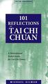 101 Reflections on Tai Chi Chuan: A Motivational Guide for Tai Chi Chuan