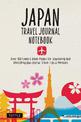 Japan Travel Journal Notebook: 16 Pages of Travel Tips & Useful Phrases followed by 106 Blank & Lined Pages for Journaling & Ske